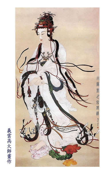 H.H.第三世 多 杰 羌 佛 工巧明之 水墨画 欣赏-图片1