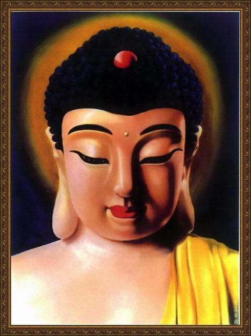 H.H.第三世 多 杰 羌 佛 工巧明之 油画 简 介
